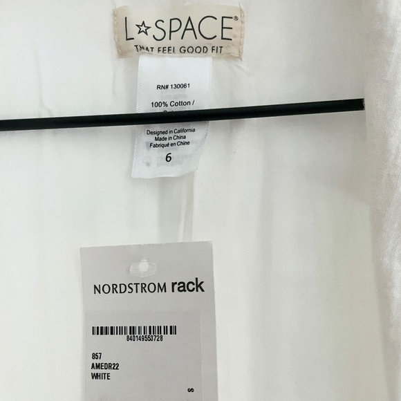 NWT L*Space L SPACE Double Breasted Bianca Blazer White Cream Size 6 - Picture 6 of 7